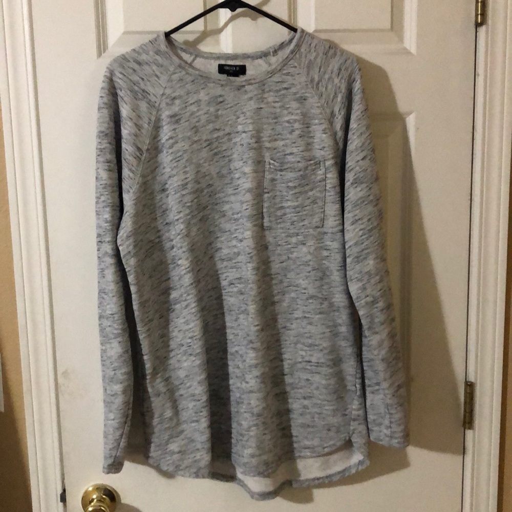 High front low back long sleeve